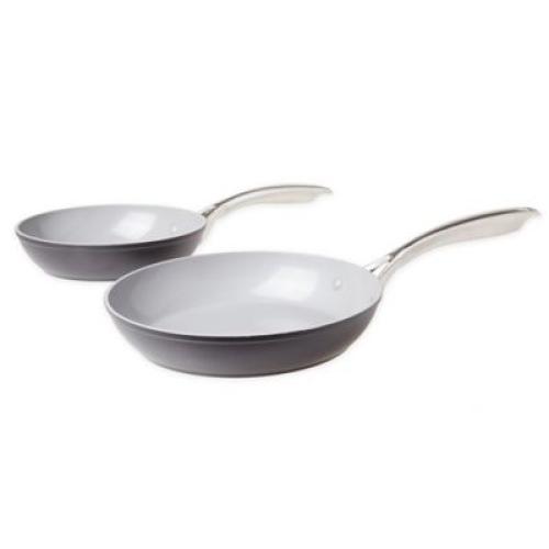 Our Table Forged Aluminum Ceramic Nonstick 2-Piece Fry Pan Set