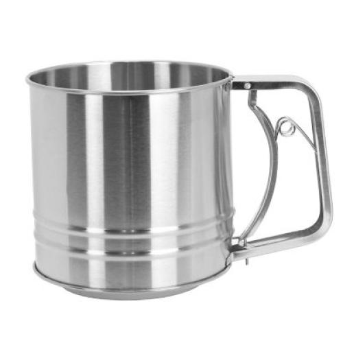Our Table 5-Cup Stainless Steel Flour Sifter 2pk