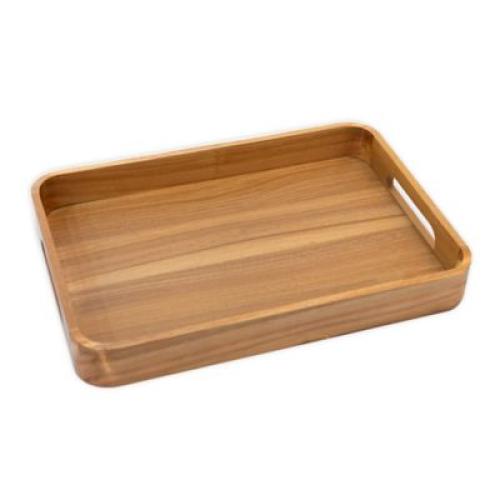 20-Inch Acacia Wood Rectangular Serving Tray