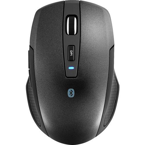 Best Buy Essentials™ - Lightweight Bluetooth Optical Standard Ambidextrous Mouse with 6-Button - Black