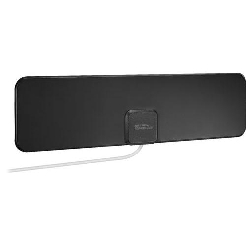 Best Buy Essentials™ - Compact Ultra-Thin Indoor HDTV Antenna - Black/White
