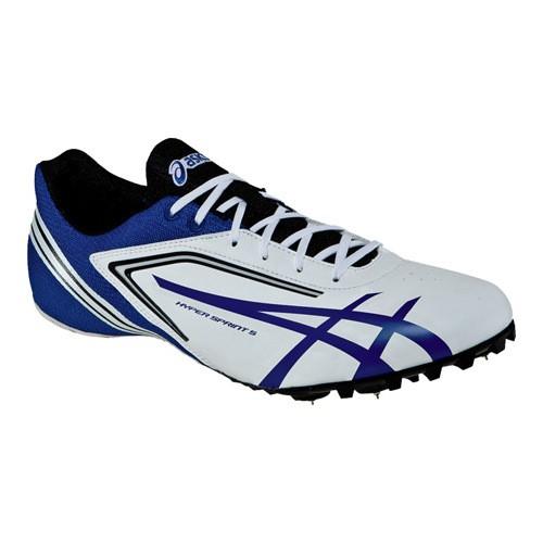 ASICS Men S Hypersprint 5 Running Shoe White/Black/Blue 11 M US