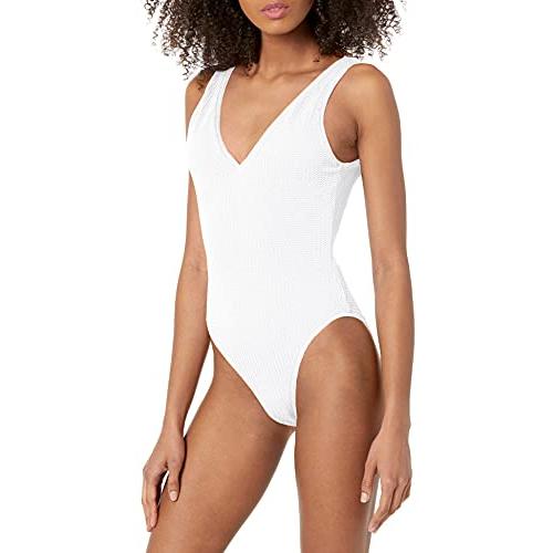Size 10 Deep V-Neck One-Piece Swimsuit
