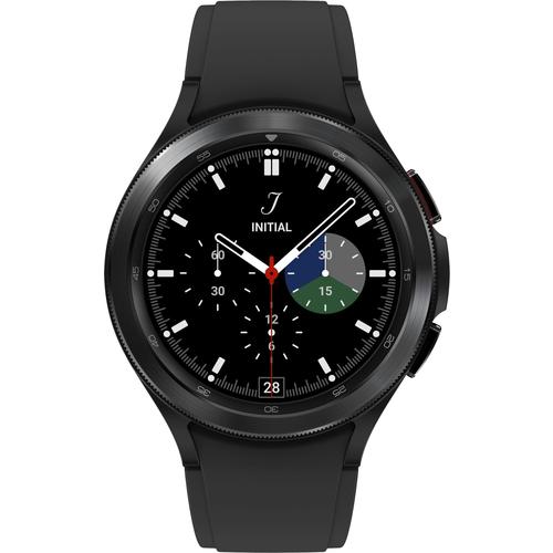 Samsung - Geek Squad Certified Refurbished Galaxy Watch4 Classic Stainless Steel Smartwatch 46mm BT - Black