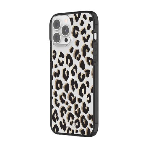 Kate Spade New York Fitted Hard Shell Case for iPhone 13 Pro Max - Leopard