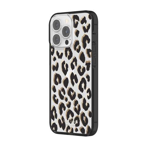 Kate Spade New York Fitted Hard Shell Case for iPhone 13 Pro - Leopard