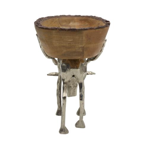 Woodgrove Reindeer Centerpiece Bowl