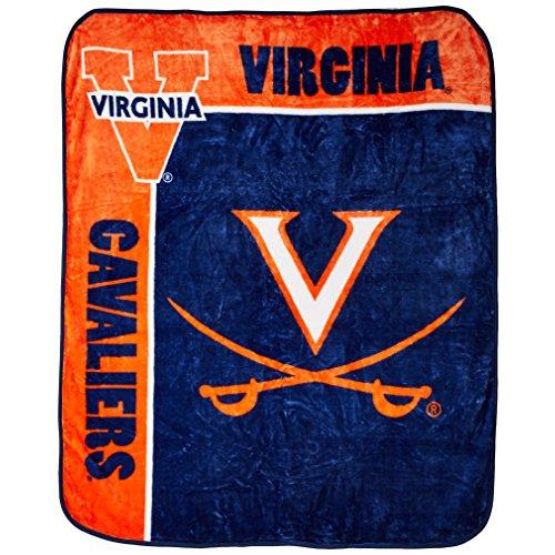 Size 50x60 127cm x 152 cm Virgina  Cavaliers Royal Plush Raschel Thr 50 X 60 127cm X 152cm Ow Blanket