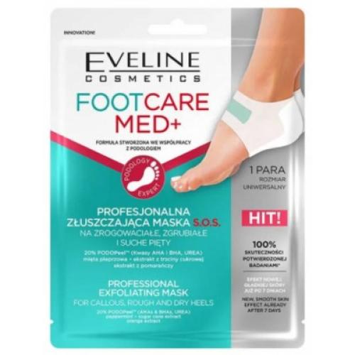 Eveline Cosmetics Foot Care Med Exfoliating Mask for Heels 2 Pc