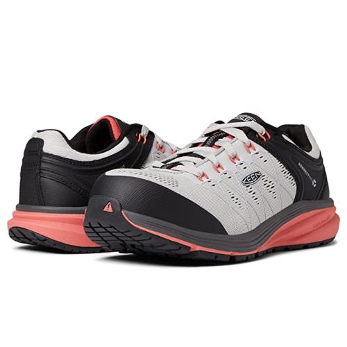 Size 10 M KEEN Utility Vista Energy (Comp Toe) Women's Shoes Vapor/Dubarry : 10 B - Medium, Fabric/Manmade