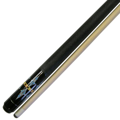 Short Blue Black 42 2 Pce Hardwood Canadian Maple Pool Cue Billiard Stick 17 Oz