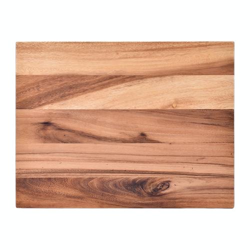 Our Table 14-Inch X 18-Inch Acacia Cutting Board with Cutout Handles