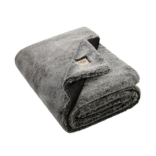 UGG Dawson Throw Blanket in Off Black