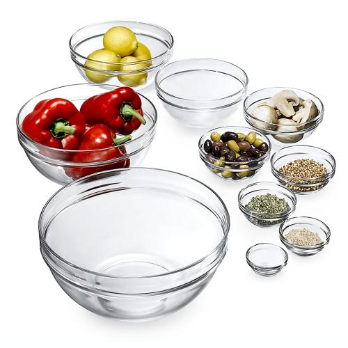 Our Table 10-Piece Glass Bowl Set