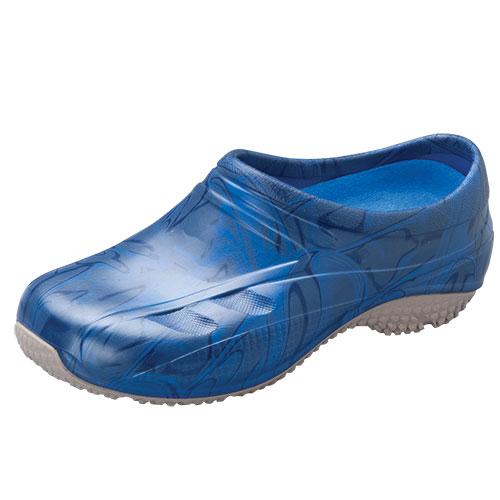 .Woman 5-Mens-3 .. in Anywears Exact Clogs - Navy Swirl 5 M, Navy Swirl