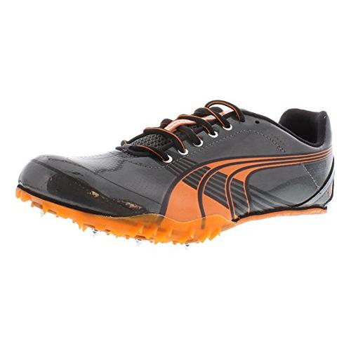 Puma Men Size 12 Steel Gray Orange Black Pair of Shoes