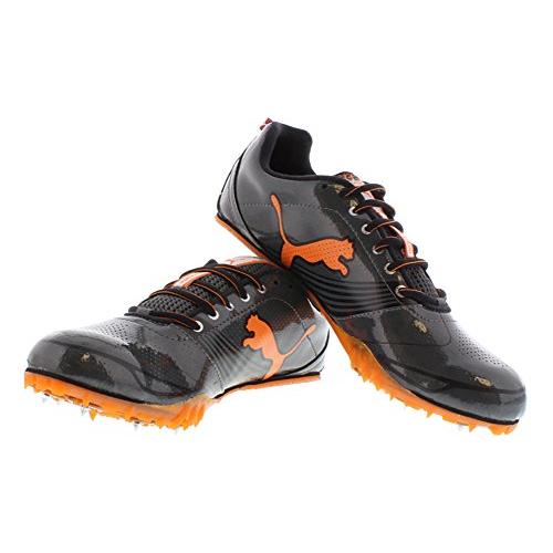 Puma Men Size 12 Steel Gray Orange Black Pair of Shoes