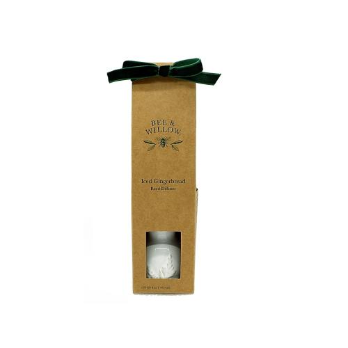 Why We Love This…Infuses Your Home with a Relaxing Iced Gingerbread FragranceAttractive Embossed Ceramic Bottle Wi