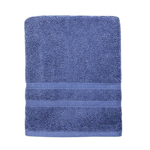 Simply Essentials Solid Bath Towel in True Navy