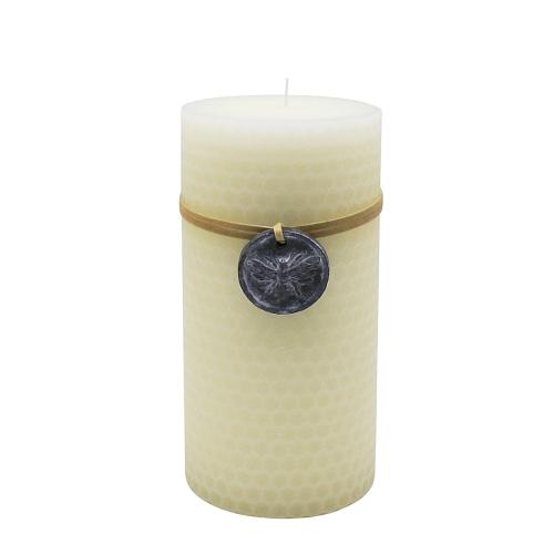 3 Pack Bee & Willow Beeswax 6-Inch Pillar Candle in Ivory