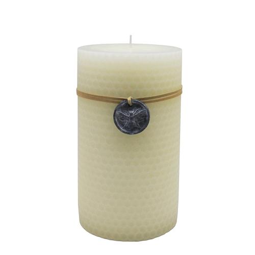Bee & Willow Beeswax 7-Inch Pillar Candle in Ivory