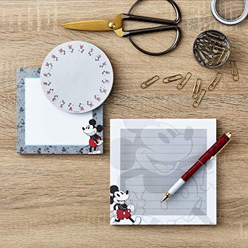 Red Hallmark Disney Notepad Bundle with Pen (3 Notepads  Assorted Sizes)