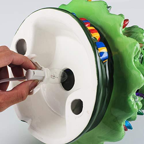 Joiedomi 15  Tabletop Prelit Ceramic Christmas Tree with 70 Multicolor Lights Hand-Painted Ceramic Tabletop Christmas Tree for Christmas Holiday Indoo