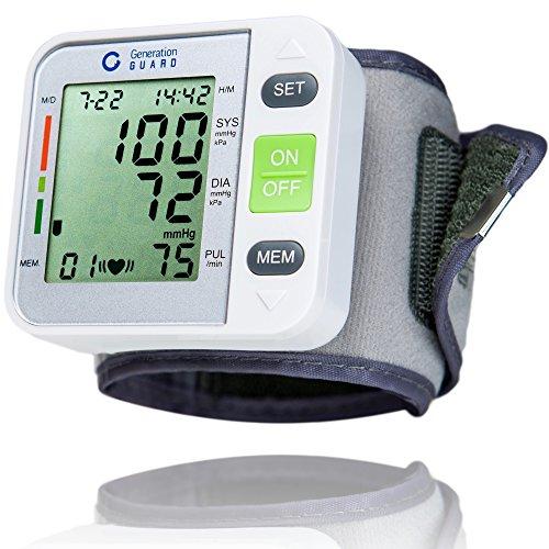 Clinical Automatic Blood Pressure Monitor FDA Approved by Generation Guard with Large Screen Display Portable Case Irregular Heartbeat BP and Adjustab