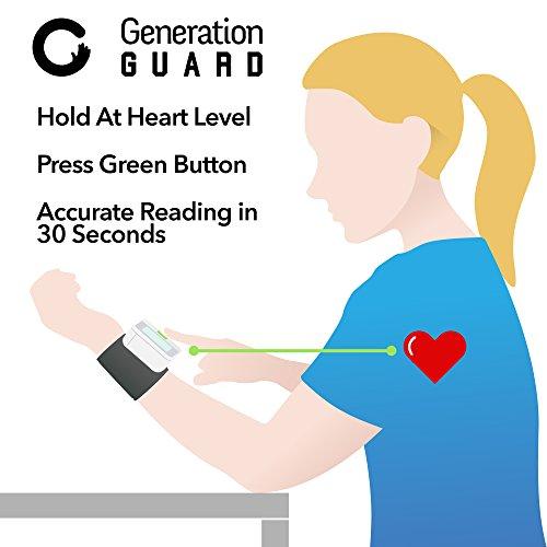 Clinical Automatic Blood Pressure Monitor FDA Approved by Generation Guard with Large Screen Display Portable Case Irregular Heartbeat BP and Adjustab