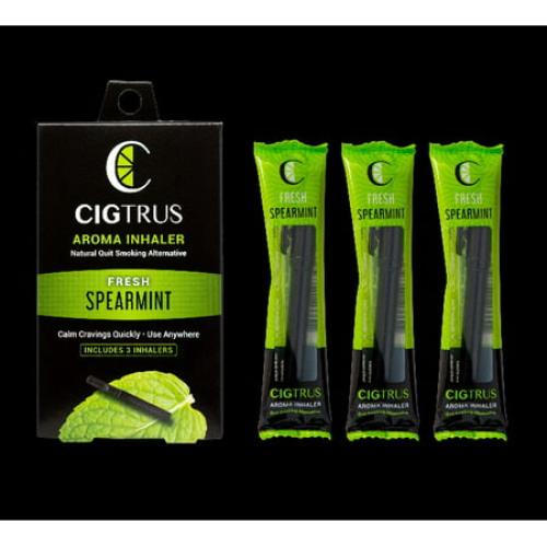 (Pack of 2 Fresh Spearmint) Quit Smoking Aid Natural Cigtrus Craving Relief