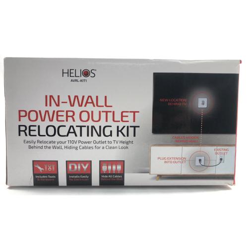 Metra - Helios in-Wall Power Outlet Relocation Kit - Multi
