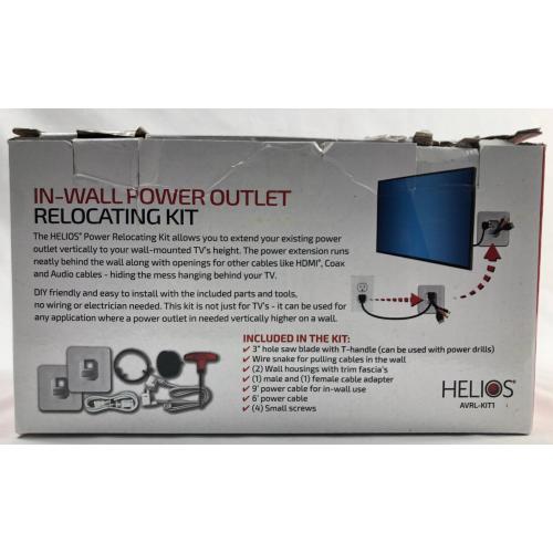 Metra - Helios in-Wall Power Outlet Relocation Kit - Multi