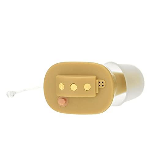Color beige Medic Therapeutics Invisible Fit Hearing Aids W/Charging Case Beige