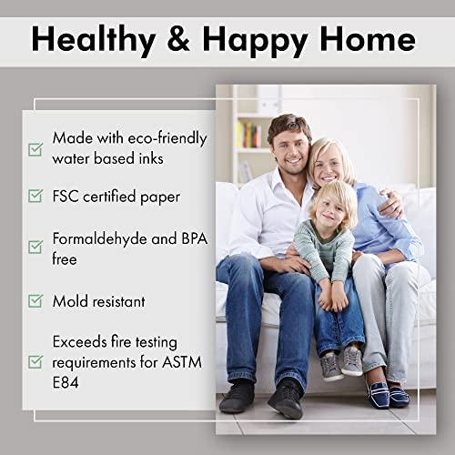 Color Forest Ivory Romosa Wallcoverings - Marble Wallpaper for Bedroom, Kitchen, Bathroom, Home - Premium Unpasted Paper Backed Vinyl - Modern Room Decor - Marble Collec