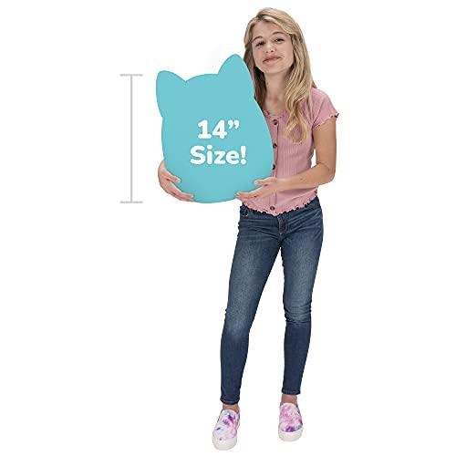 Squishmallows 14-Inch Purple Dragon with Teal Scales, Belly and Wings Plush - Add Drow to Your Squad, Ultrasoft Stuffed Animal Large Plush Toy, Offici