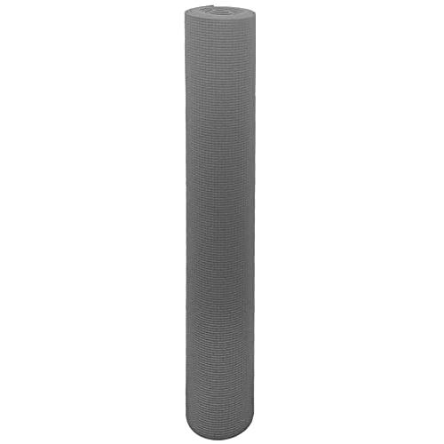 BalanceFrom 3mm Thick High Density Anti-Tear Exercise Yoga Mat with Optional Yoga Blocks Gray