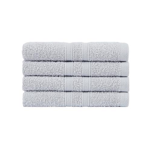 Simply Essential Solid 4-Piece Hand Towel Set in Microchip