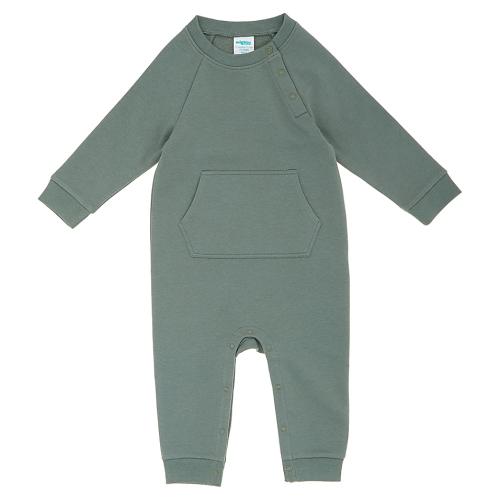 Mighty Goods Size 18M Fleece Coverall in Olive Wreath