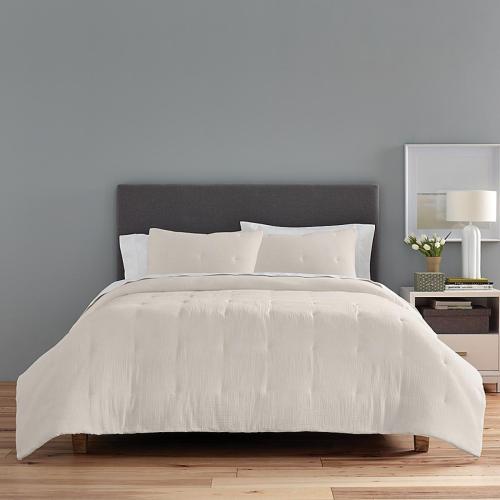 Nestwell Gauze Tucked 3-Piece King Comforter Set in Moonbeam