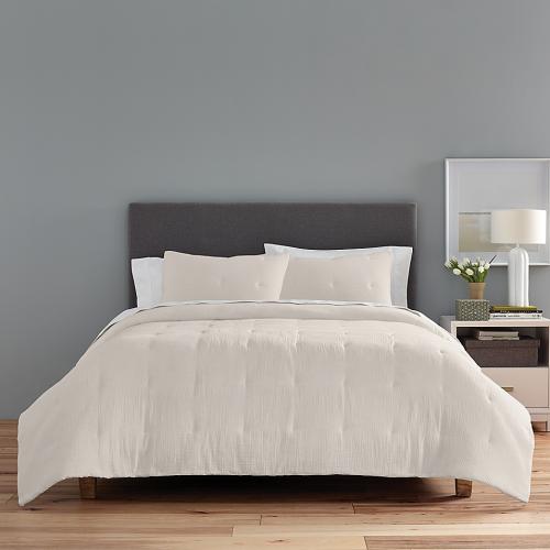 Nestwell Gauze Tucked 3-Piece King Comforter Set in Moonbeam