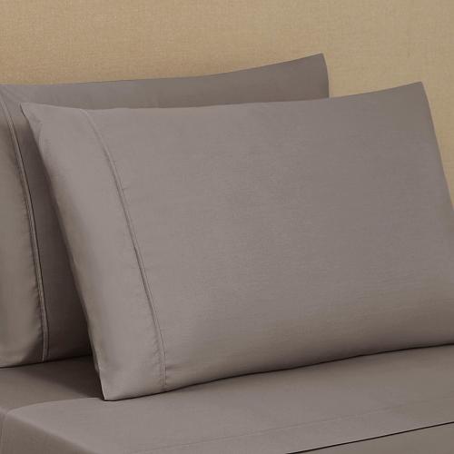 The Threadery 1000-Thread-Count Pima Cotton Standard Pillowcases in Cinder (Set of 2)