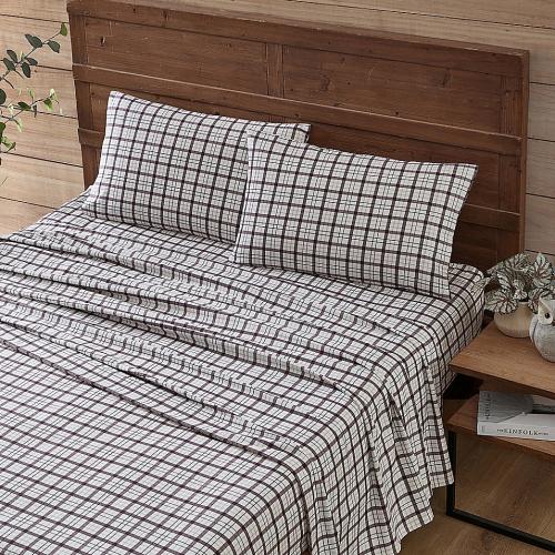 UGG Flannel Queen Sheet Set - Lodge Plaid