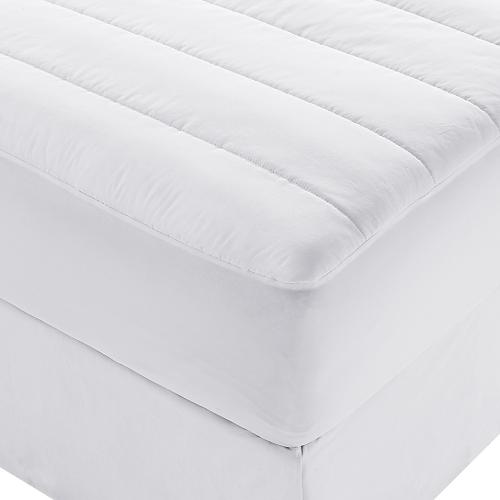 Brookstone Heated Queen Mattress Pad in White