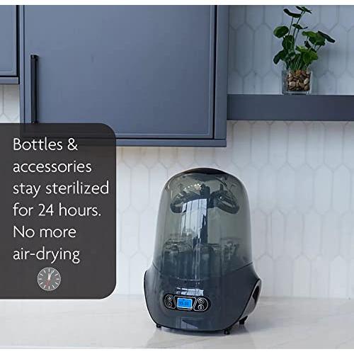 Baby Brezza Baby Bottle Sterilizer and Dryer Machine – Electric Steam Sterilization - Universal Fit - Pacifiers, Glass, Plastic, and Newborn Feeding