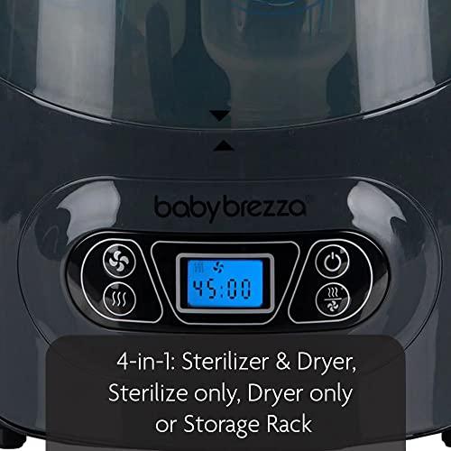 Baby Brezza Baby Bottle Sterilizer and Dryer Machine – Electric Steam Sterilization - Universal Fit - Pacifiers, Glass, Plastic, and Newborn Feeding