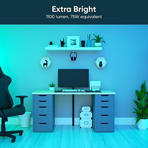 Wyze Bulb Color, 1100 Lumen WiFi RGB and Tunable White A19 Smart Bulb, Works with Alexa and Google Assistant, One-Pack - a Certified for Humans Device