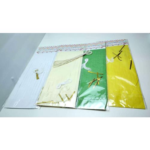 20pcs Shiny Tassel Garland Banner Tissue Paper Tassels Easter Spring Green