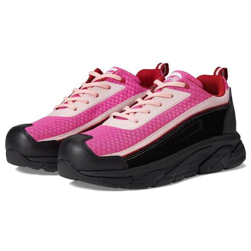 8.5 -D Wide, leather/textile.Avenger Work Boots Electra Women's Shoes Pink/Black
