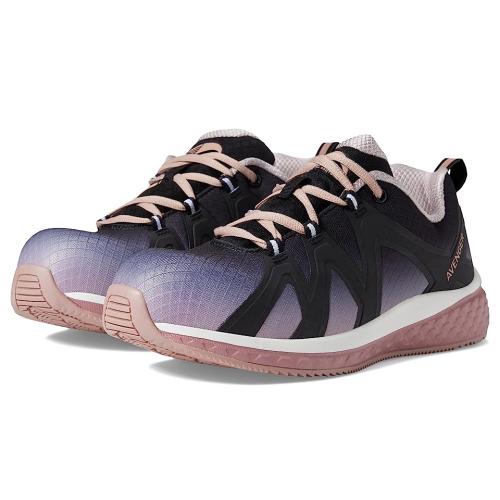 Avenger Work Boots North Haven Sting CT Women's Shoes Black/Peach : 7.5 B - Medium, Fabric