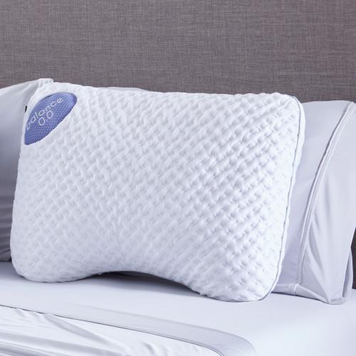Bedgear Balance Cuddle Curve Performance Pillow - Size 0.0 - Moisture-Wicking Pillow for Side Sleepers - Medium Firmness Bed Pillow- Hypoallergenic  W
